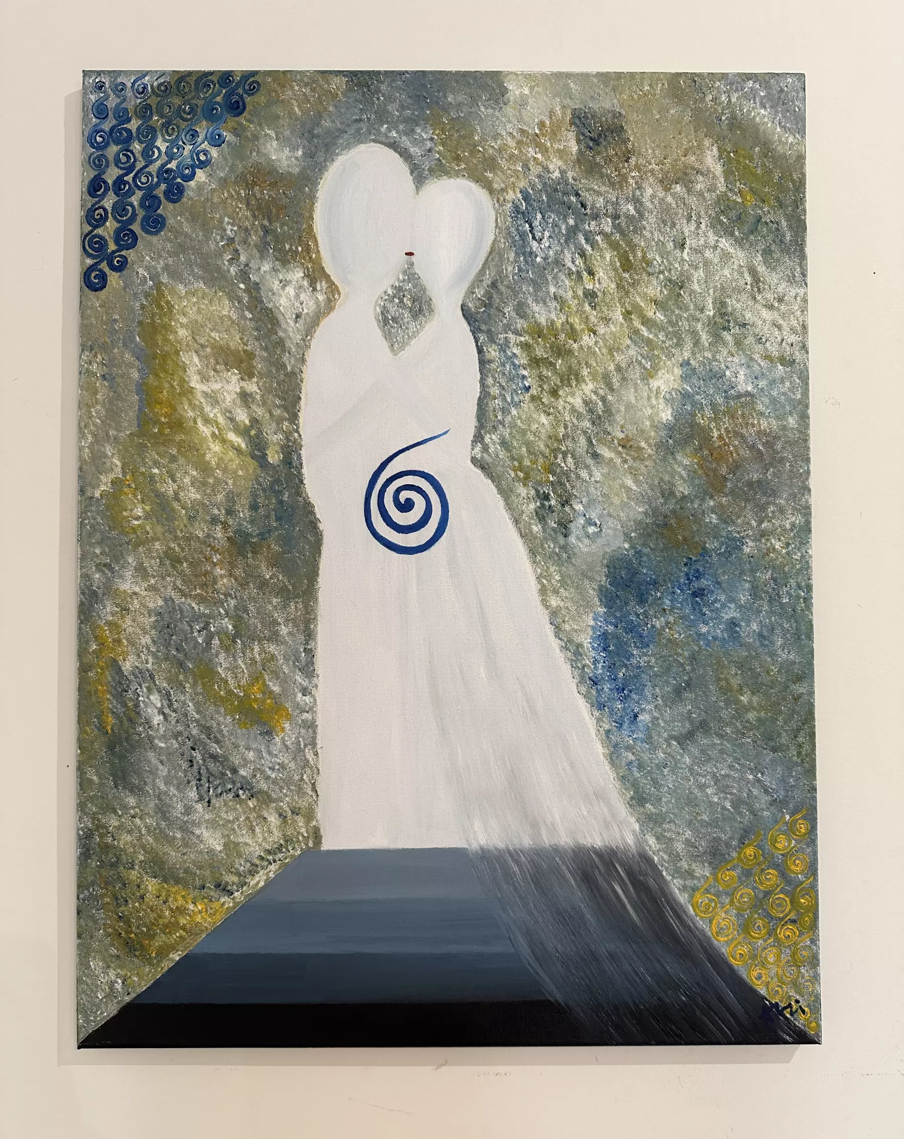 Union of the Infinite. Sacred Union | Spiral of Creation, Oil painting, 2026