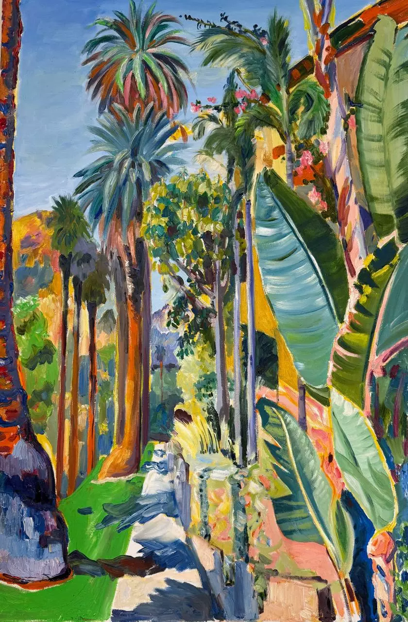 Camino Palmero, 35х24  inches, oil, canvas, 2025. Price $5000