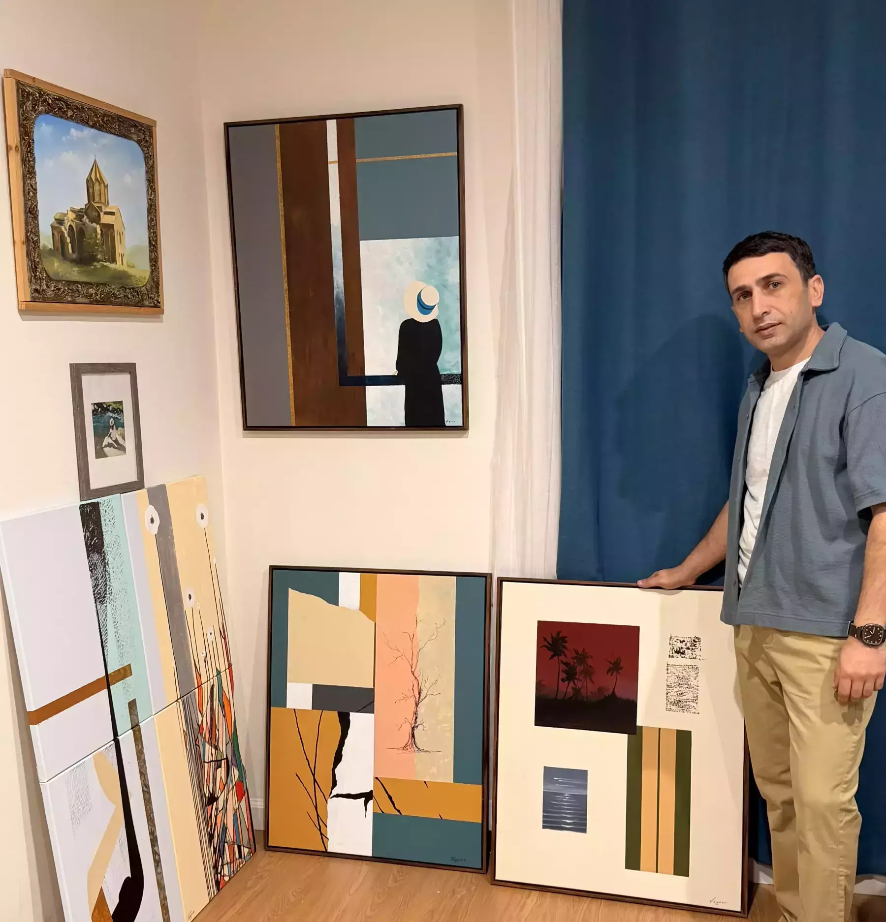 1 Marta 2026. Art Exhibition. Architecture of Solitude. Artist: Vahag Zadoryan. Cureted by Aziza Azizova at AzziArt Gallery LA.