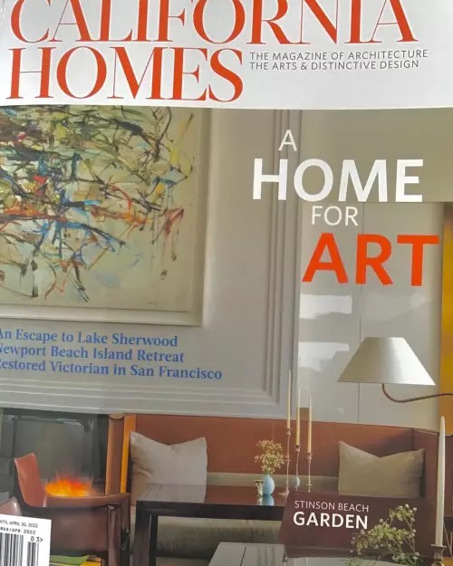 Publication in the magazine "California homes"