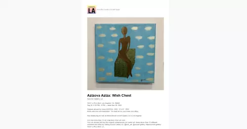 Wish Chest for Aziza Azizova’s paintings at AZZIART GALLERY LA