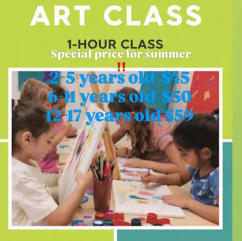 SUMMER SPECIAL KIDS ART CLASSES at AZZIART GALLERY LA INTERNATIONAL!